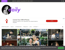 Tablet Screenshot of jenniferlawrencedaily.com